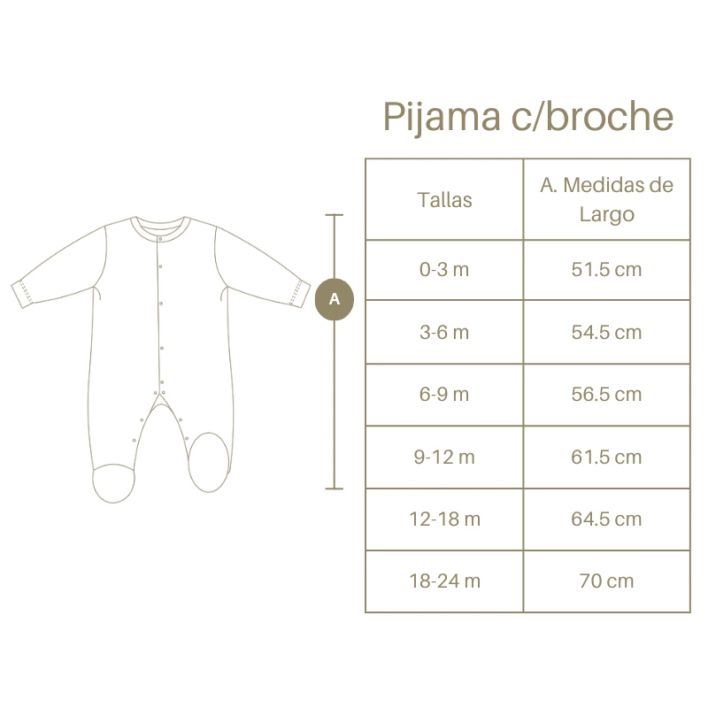 PIJAMA JACQUARD BEBÉ C/BROCHES «BUNNY SKYBLUE» - Imagen 4